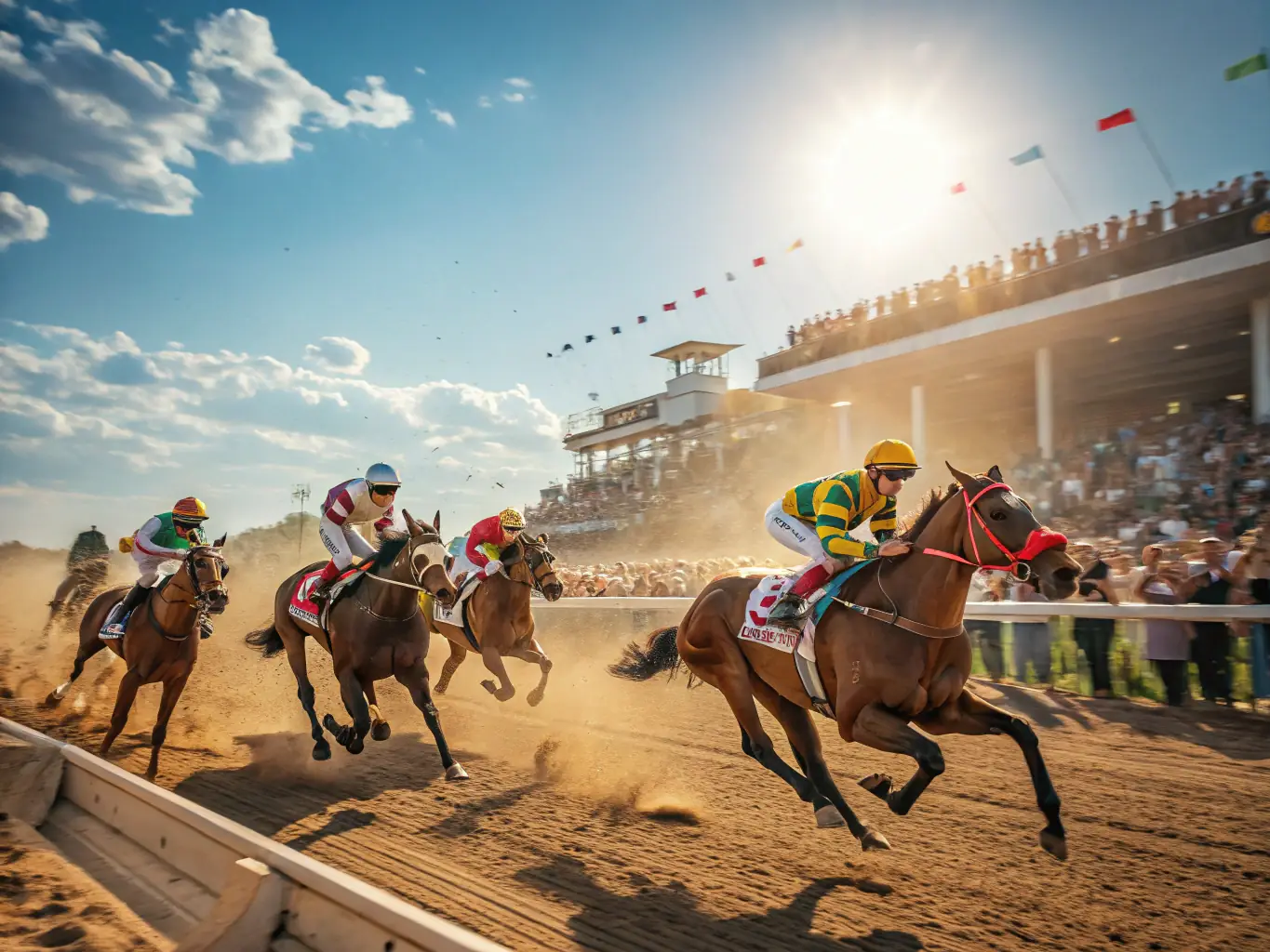 A photo of camels participating in a traditional French camel race, showcasing the cultural significance and recreational activities supported by the FFC.
